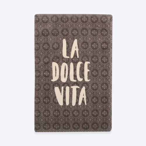 Ποτηρόπανο Βελουτέ Nef-Nef Homeware La Dolce Vita 40x60 Grey