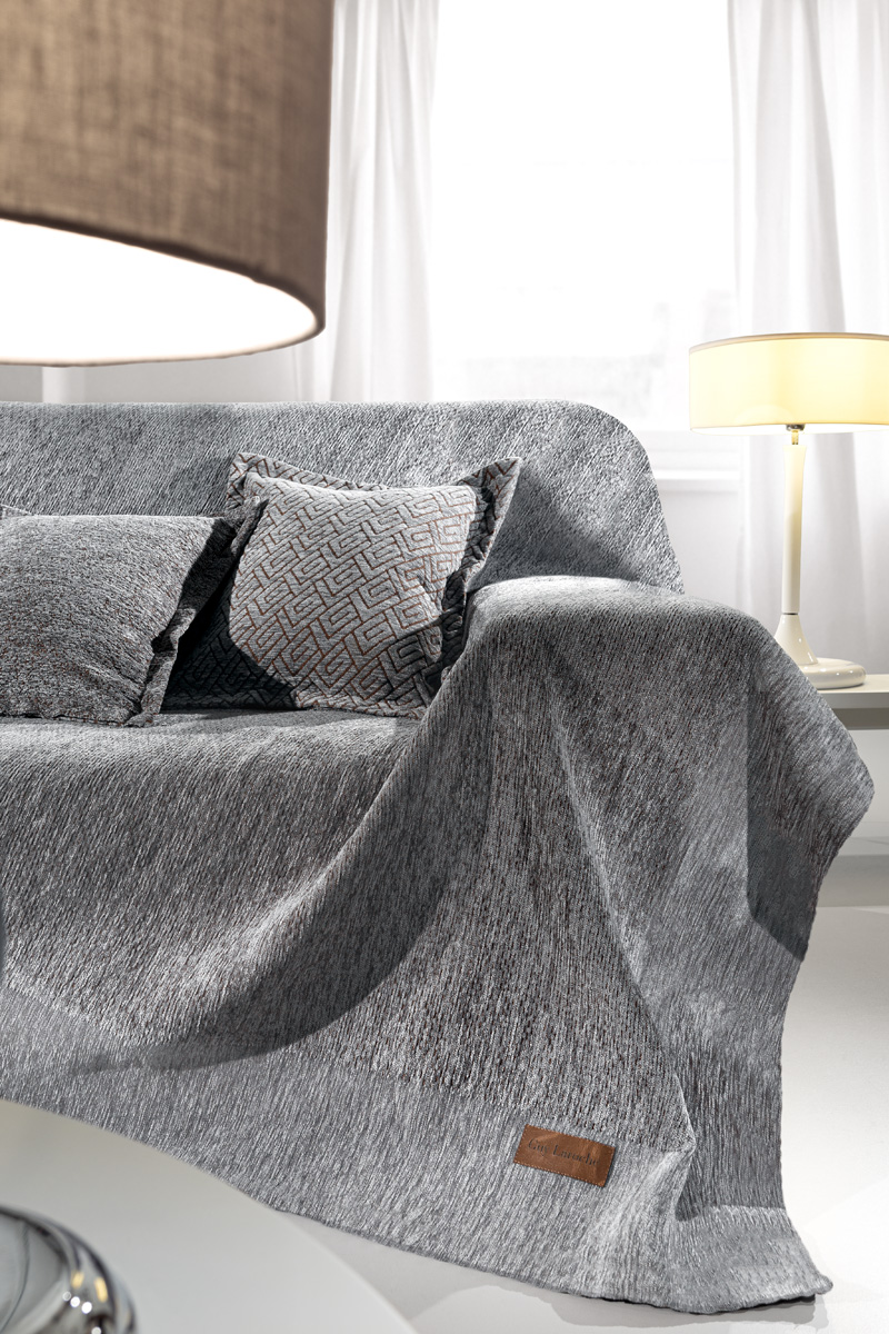 Ριχτάρι Διθέσιου Καναπέ Guy Laroche Avant 180X250 Silver