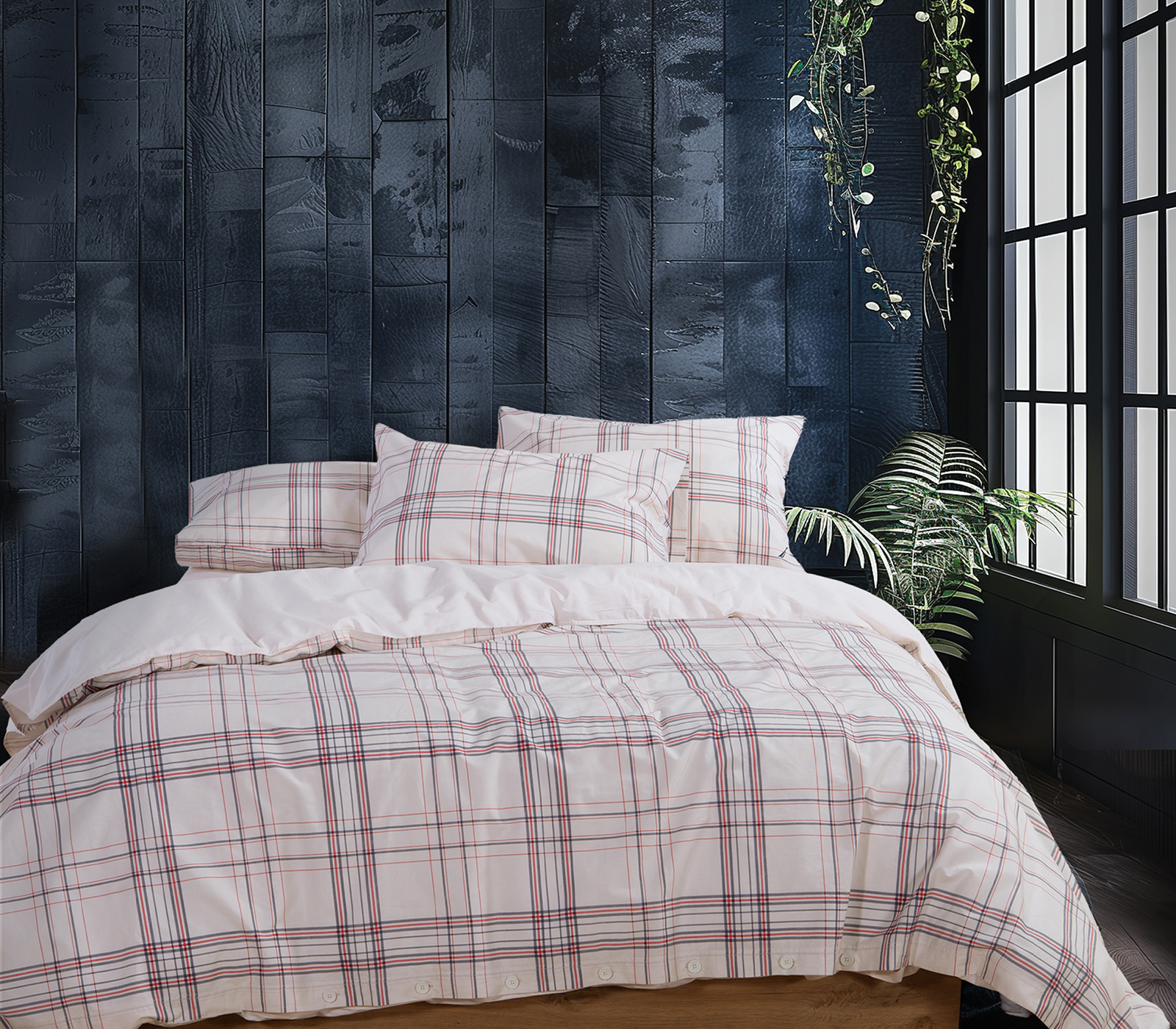 Παπλωματοθήκη Υπέρδιπλη Nef-Nef Homeware (Σετ) Nautica -Nau Navigate 240x220 Ecru 