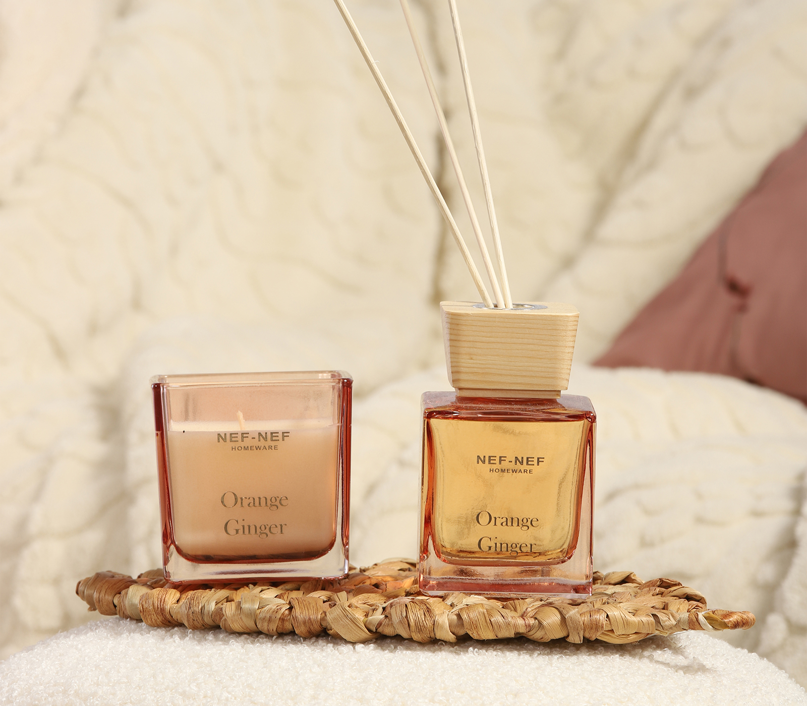 Αρωματικό Χώρου Με Στικς Nef-Nef Homeware Orange Ginger 150ml