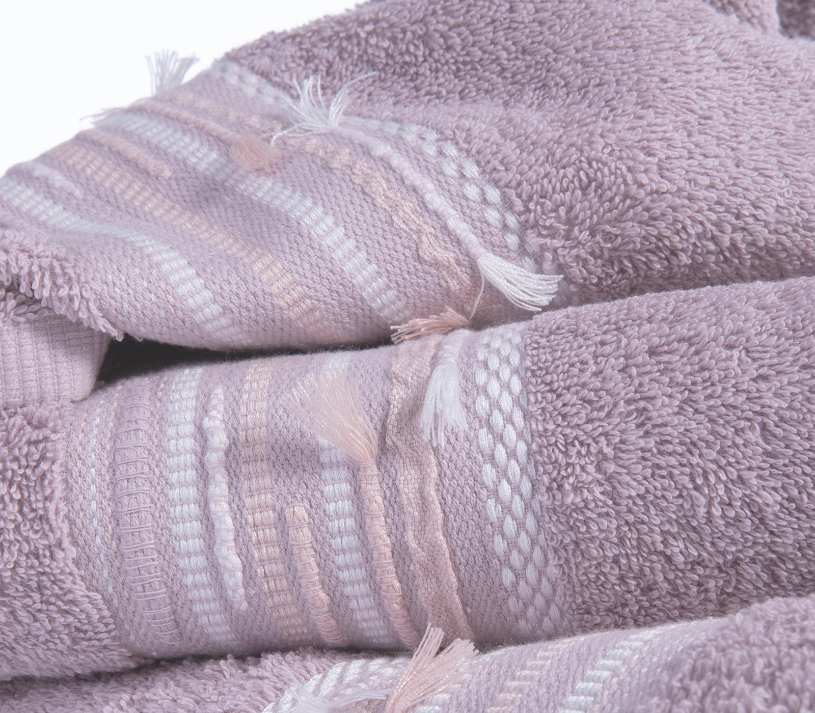 Σετ Πετσέτες Nef-Nef Homeware (3ΤΜΧ) Keylan Mauve