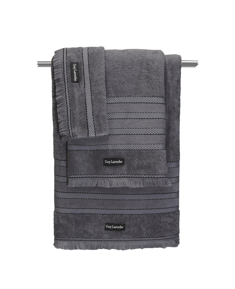 Σετ Πετσέτες Guy Laroche Sarlin Anthracite 