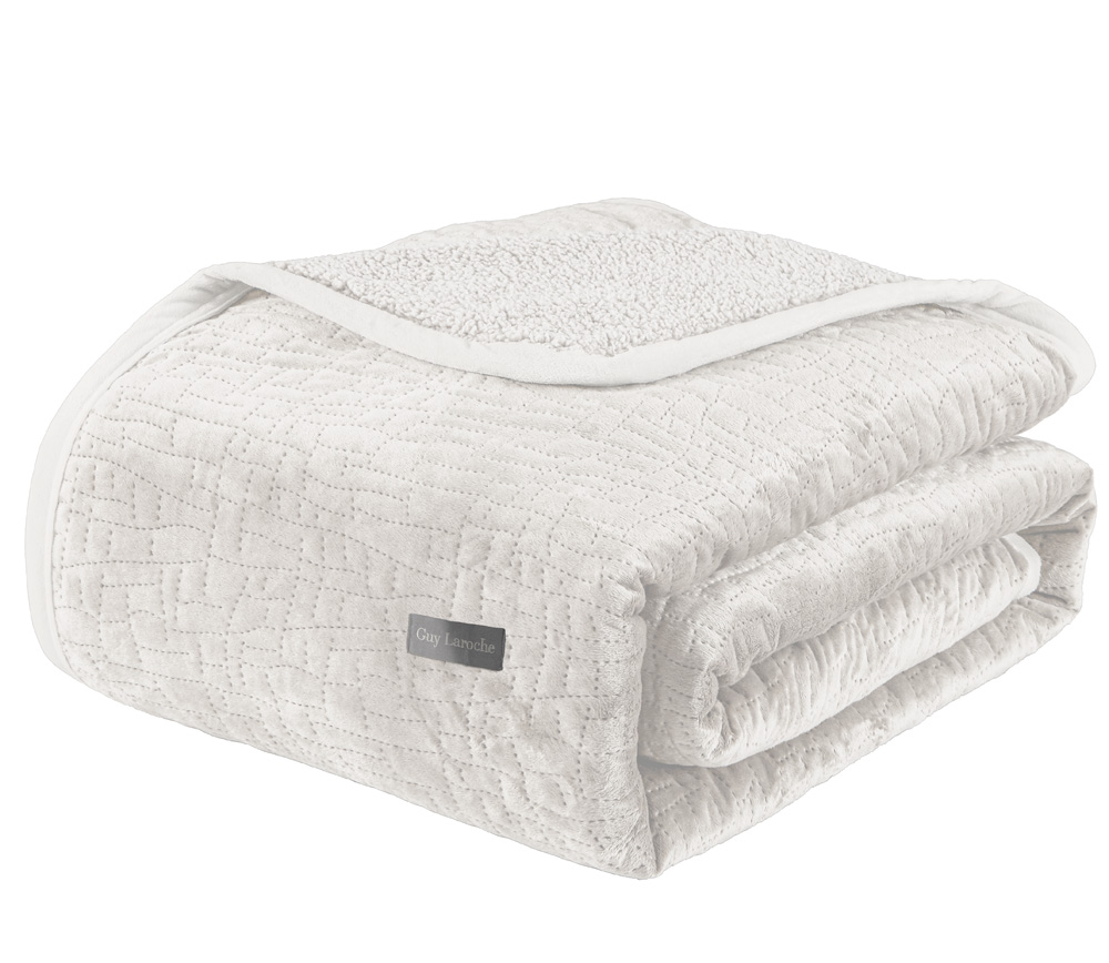 Κουβέρτα Μονή Guy Laroche (Σετ) Bolzano 160X220 Ivory