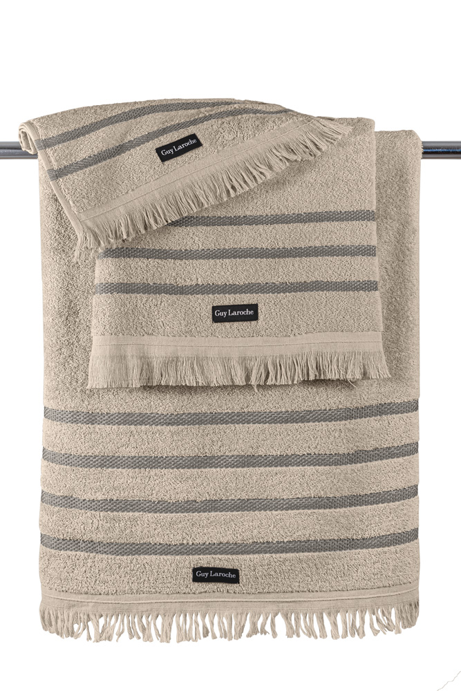 Σετ Πετσέτες Guy Laroche 3τμχ Fabiana Beige