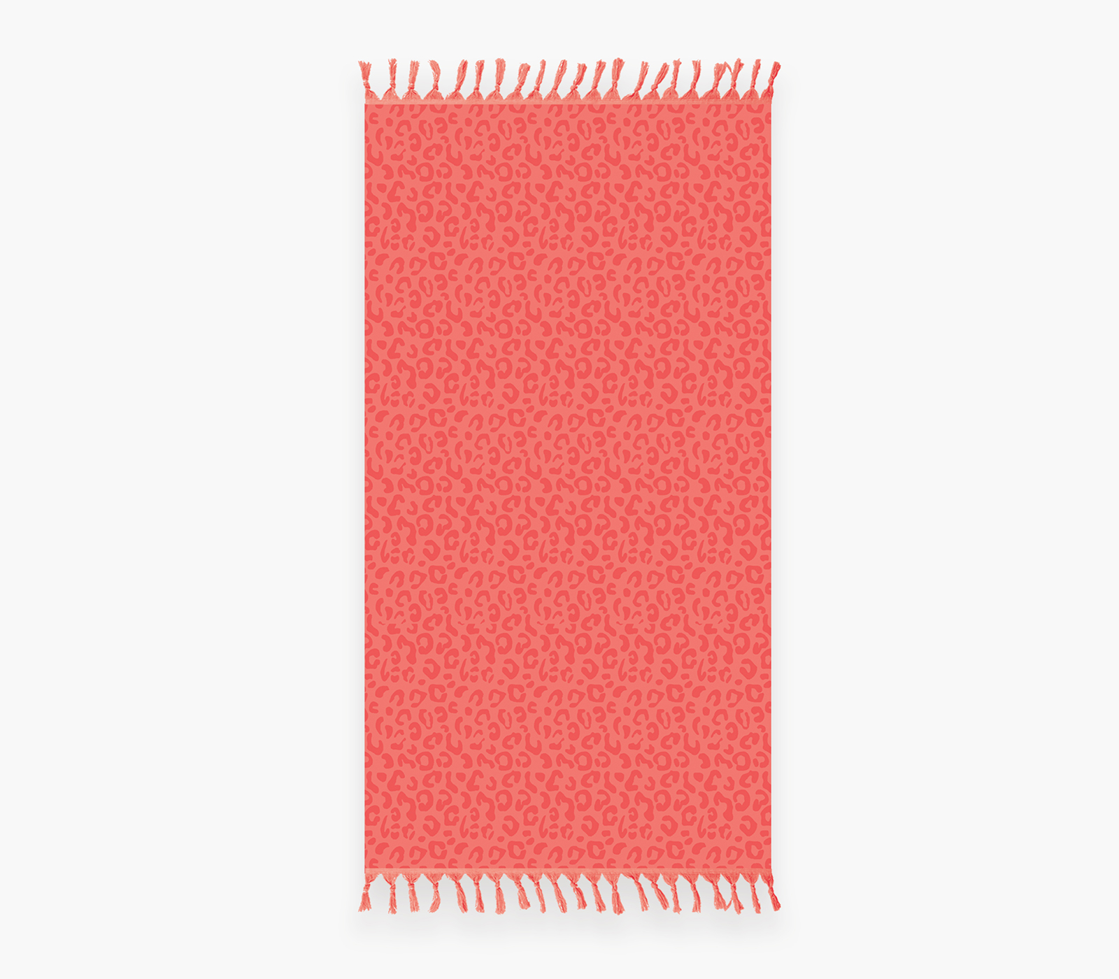 Πετσέτα Θαλάσσης Nef-Nef Homeware Kenya 80Χ160 Coral