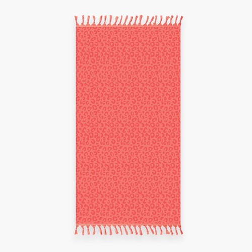 Πετσέτα Θαλάσσης Nef-Nef Homeware Kenya 80Χ160 Coral