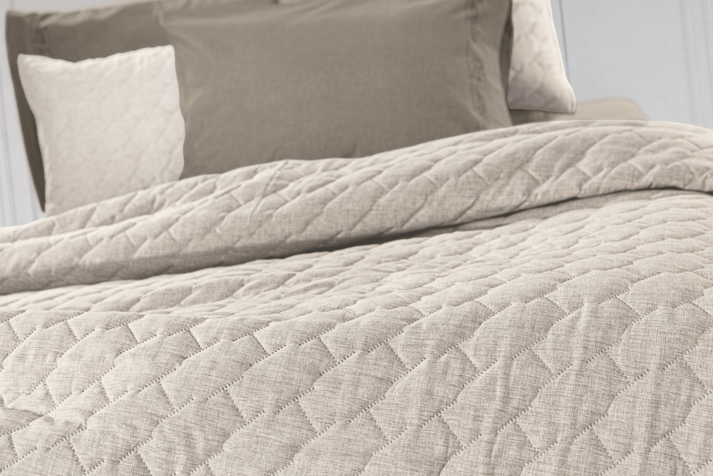 Κουβερλί King Size Guy Laroche (Σετ) Kiara 250X240 Natural