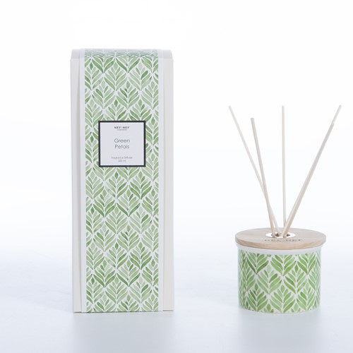 Αρωματικό Χώρου Με Στικς Nef-Nef Homeware Green Petals 200ml Green