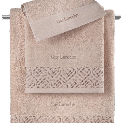 Σετ Πετσέτες Guy Laroche Emblem 3τμχ Old Pink
