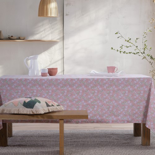 Αλέκιαστο Τραπεζομάντηλο Nef-Nef Homeware Be You Tiful 140x240 Pink
