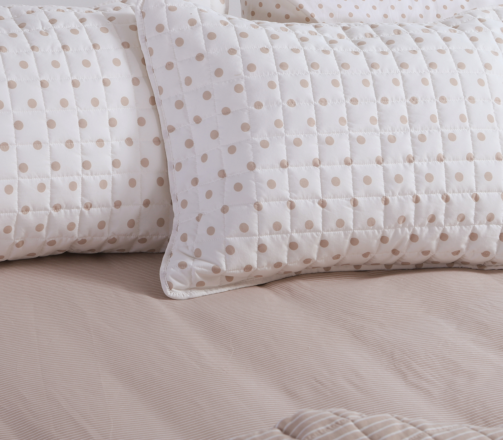 Ζεύγος Μαξιλαροθήκες Nef-Nef Homeware Donter 52x72 Beige