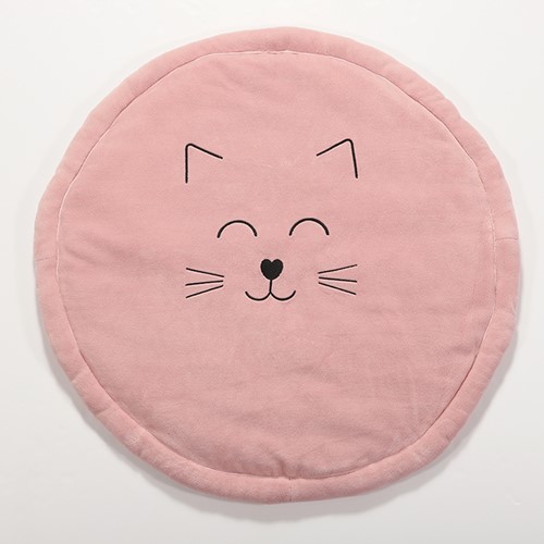 Χαλάκι Παιχνιδιού Nef-Nef Homeware Smiling Cat D.90 Pink