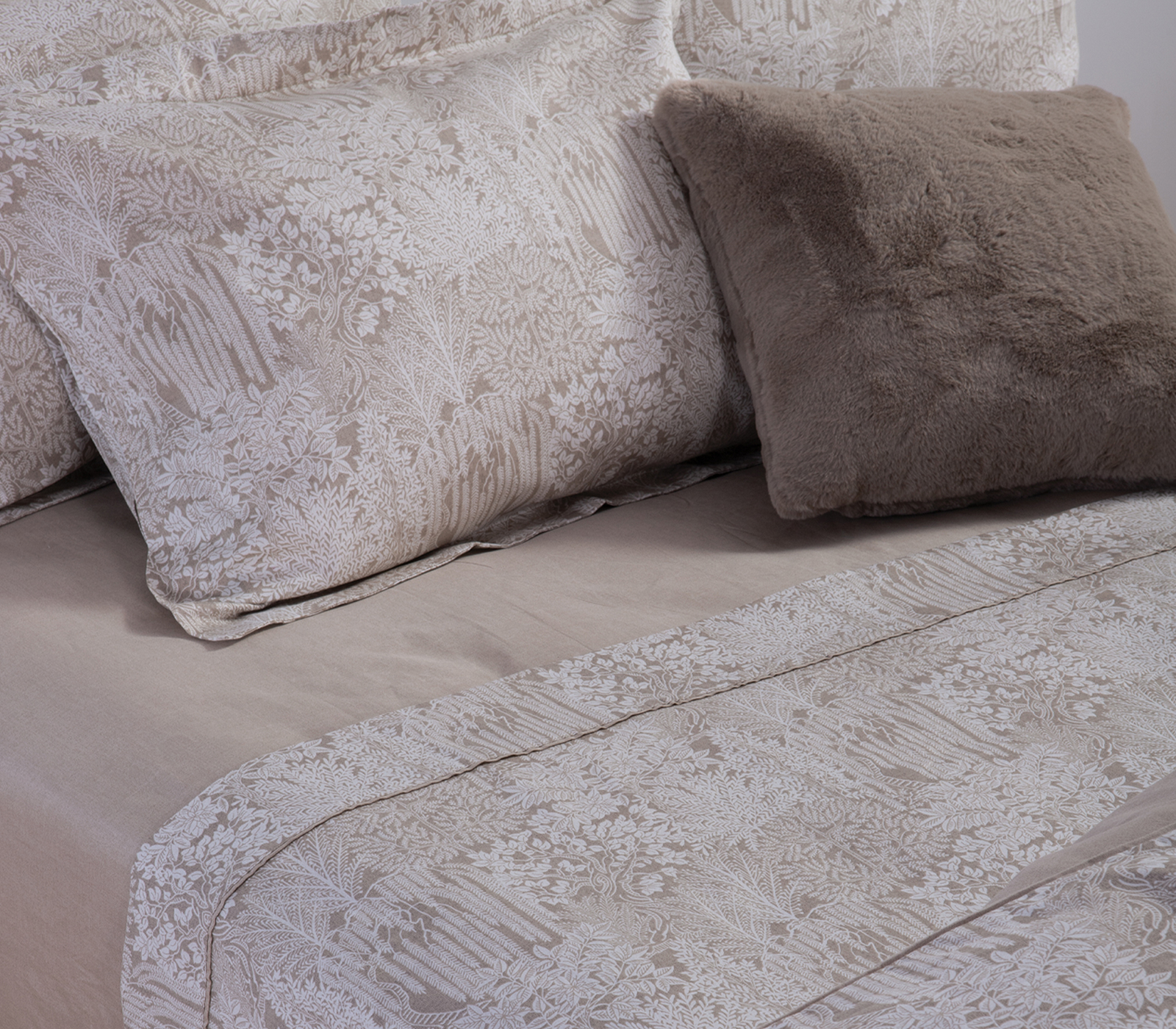 Σεντόνια Υπερδιπλα Nef-Nef Homeware (Σετ) Thron 240X270 Beige