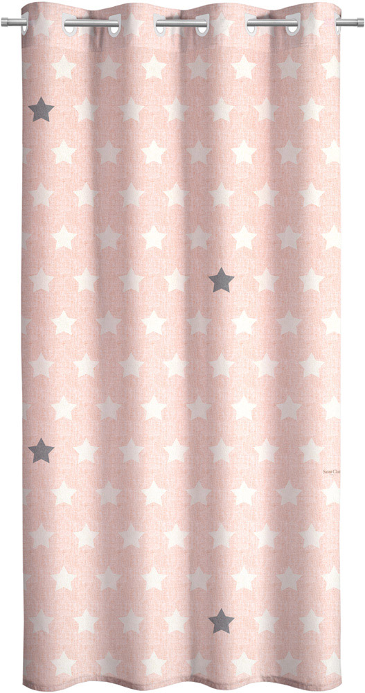Κουρτίνα Με Τρουκς Saint Clair Soft-Touch Pirineo Pink 160X240