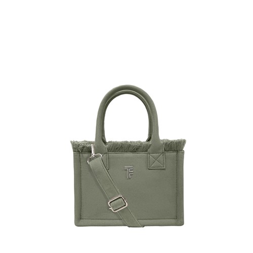 Tσάντα Xειρός Feel and Touch Caribbean Khaki