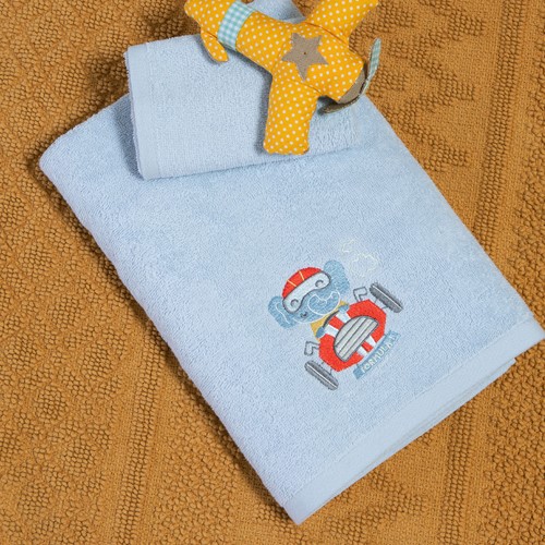 Βρεφικές Πετσέτες Nef-Nef Homeware (2ΤΜΧ) Super Boy L.Blue