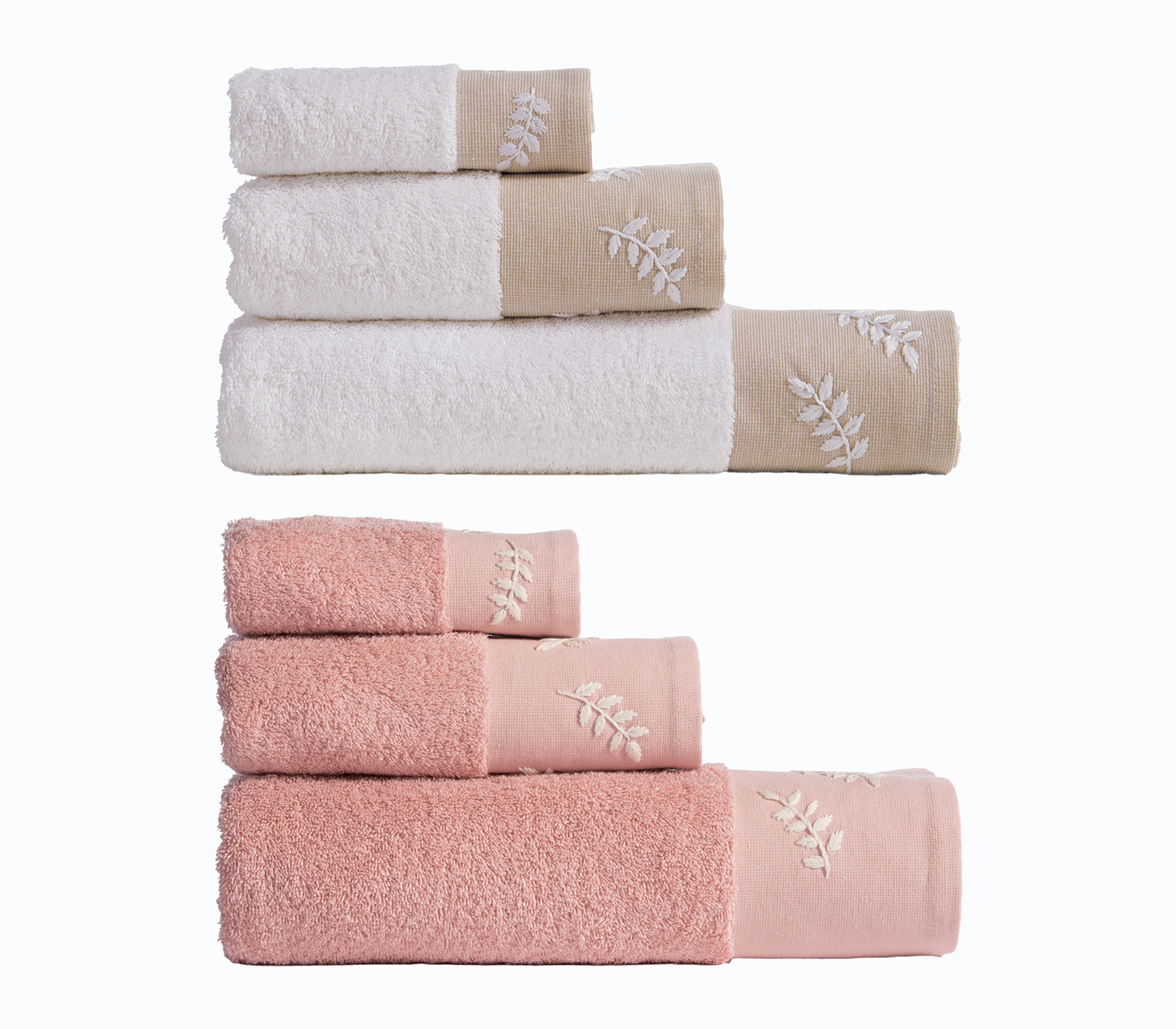 Σετ Πετσέτες Nef-Nef Homeware Amaranda 3τμχ Pink