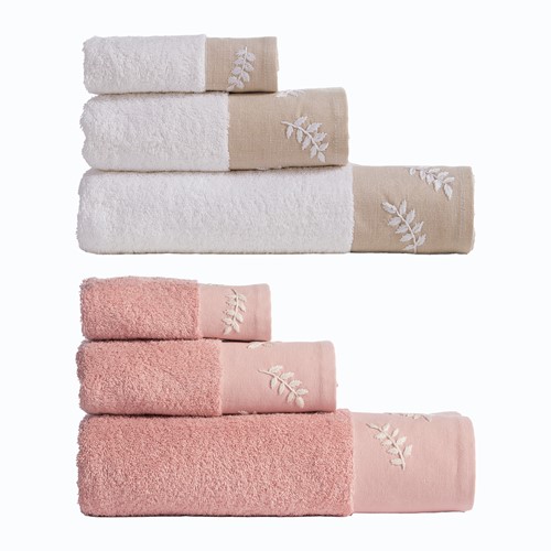 Σετ Πετσέτες Nef-Nef Homeware Amaranda 3τμχ Pink