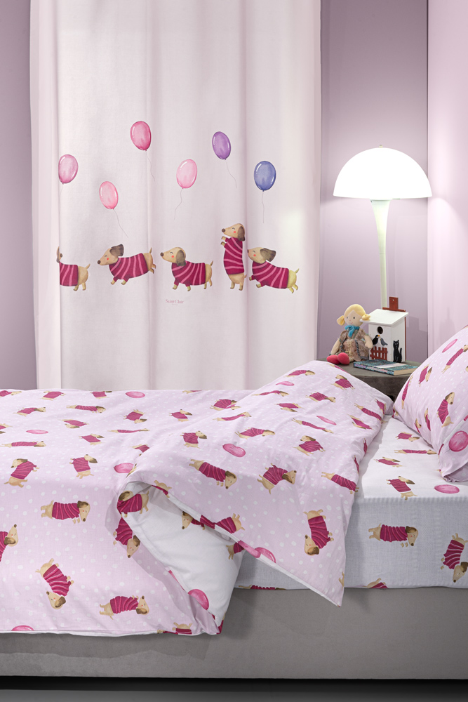 Παιδική Παπλωματοθήκη Saint Clair (Σετ) Pet 165X225 Fuchsia