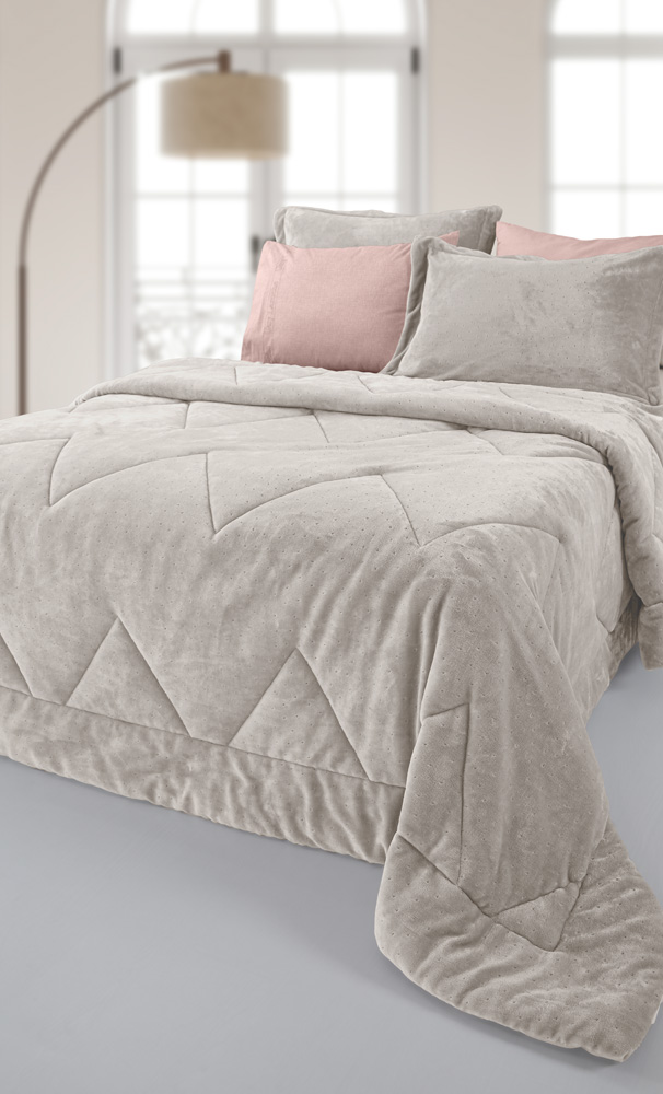 Πάπλωμα Μονό Guy Laroche Drops 160x240 Vison