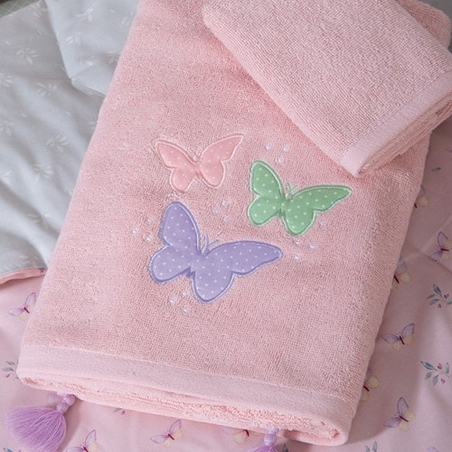 Βρεφικές Πετσέτες Nef-Nef Homeware (2ΤΜΧ) Wings Of Joy Pink