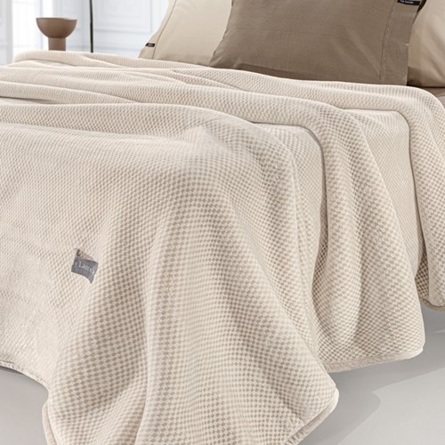 Κουβέρτα Υπέρδιπλη Guy Laroche Cheval 220x240 Perla