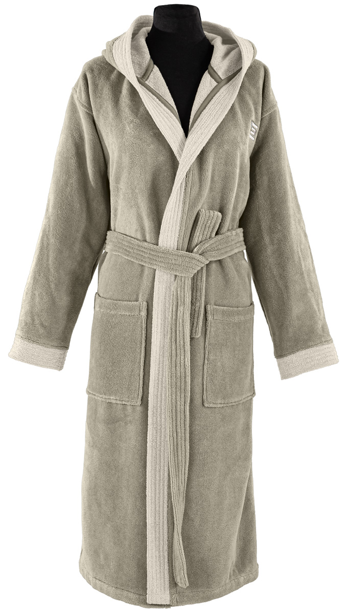 Μπουρνουζι Guy Laroche Monogram Khaki Medium