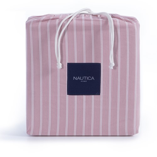 Σεντόνια Διπλά Nef-Nef Homeware Nau Coast 200X270 Rose