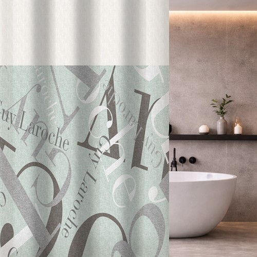 Κουρτίνα Μπάνιου Guy Laroche Passport Mint 180X185