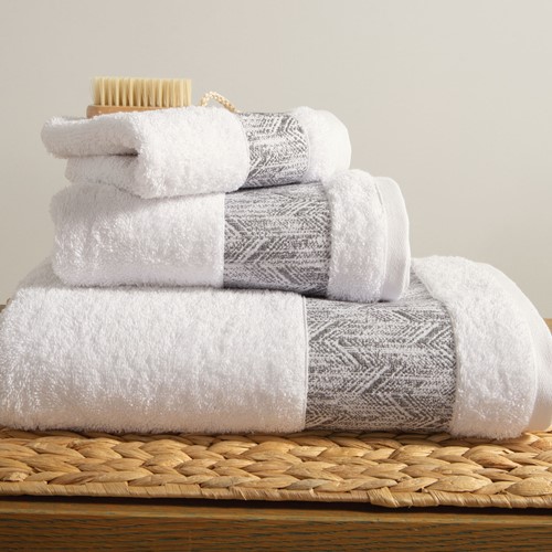 Σετ Πετσέτες Nef-Nef Homeware Depreo 3τμχ White