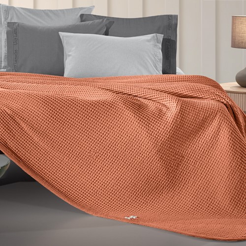 Κουβέρτα Πικέ King Size Guy Laroche Eternity Terra 260X240