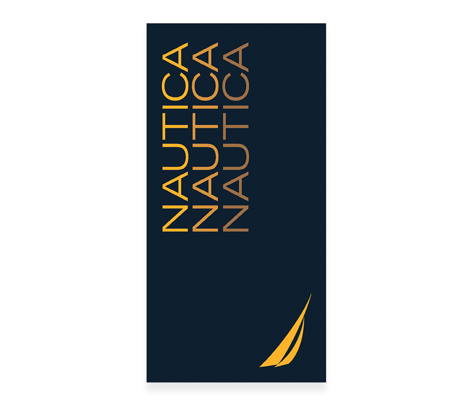 Πετσέτα Θαλάσσης Nef-Nef Homeware Nautica-Nau Dynamic 80x160 Blue