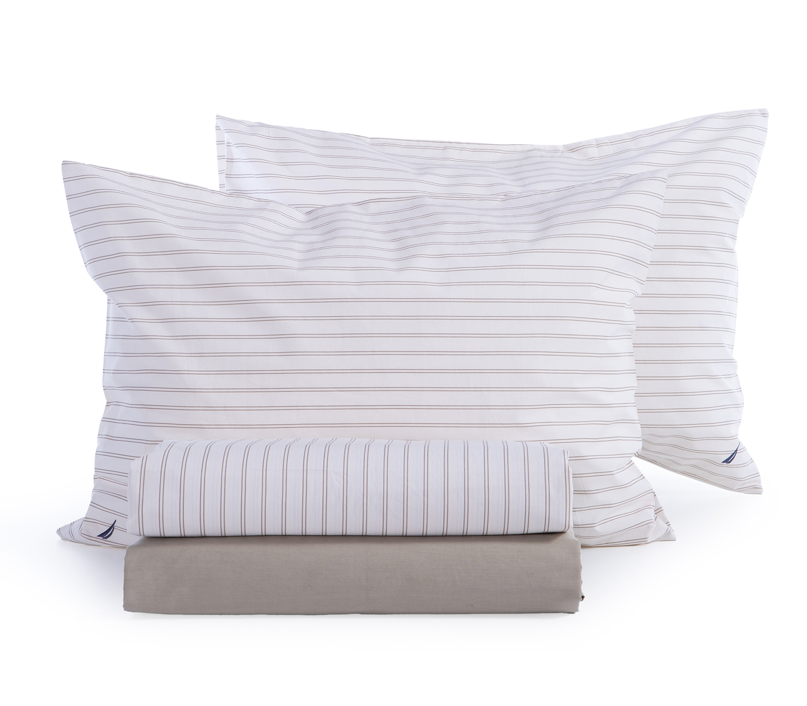 Σεντόνια Υπέρδιπλα Nef-Nef Homeware Nau Coast 240X270 Ecru