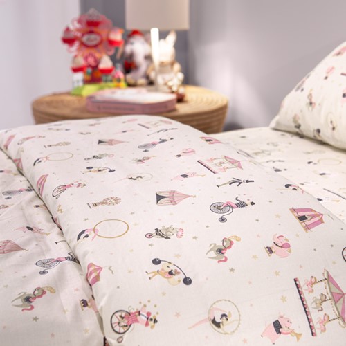 Παιδική Παπλωματοθήκη Saint Clair (Σετ) Enjoy 165X225 Pinky