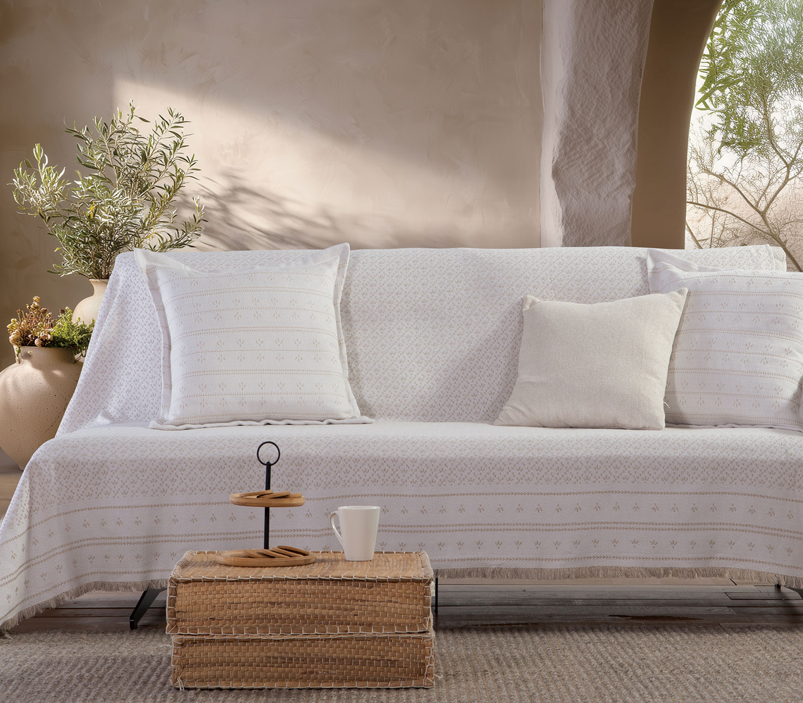 Διακοσμητικό Μαξιλάρι Nef-Nef Homeware Ishmar 50X50 Beige