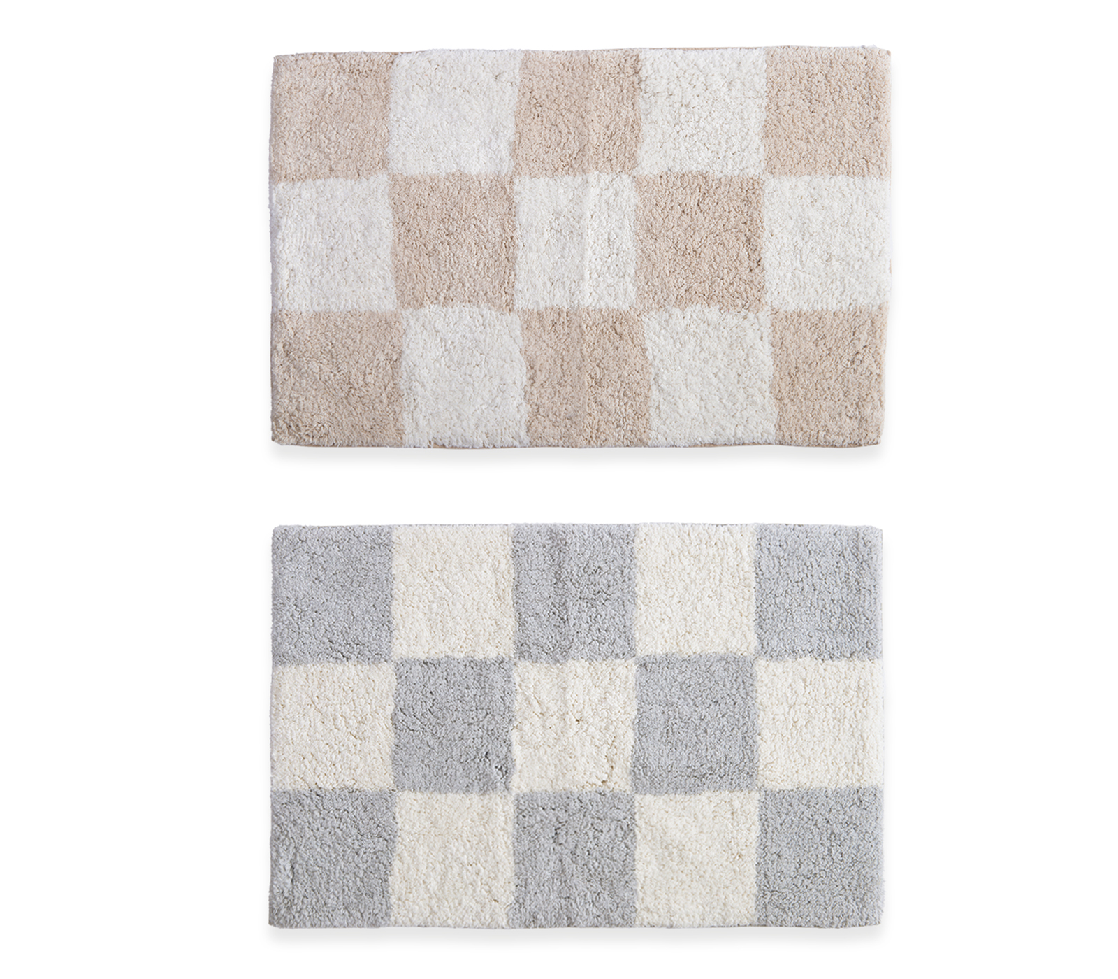 Χαλάκι Μπάνιου Nef-Nef Homeware Chess 50x80 Ecru