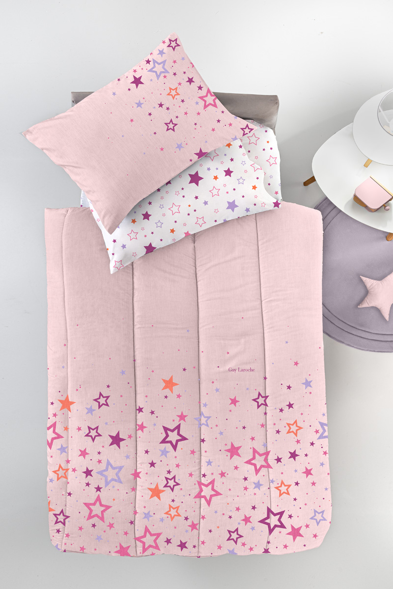 Παιδικό Πάπλωμα Guy Laroche Suede Starland 160X220 Pink