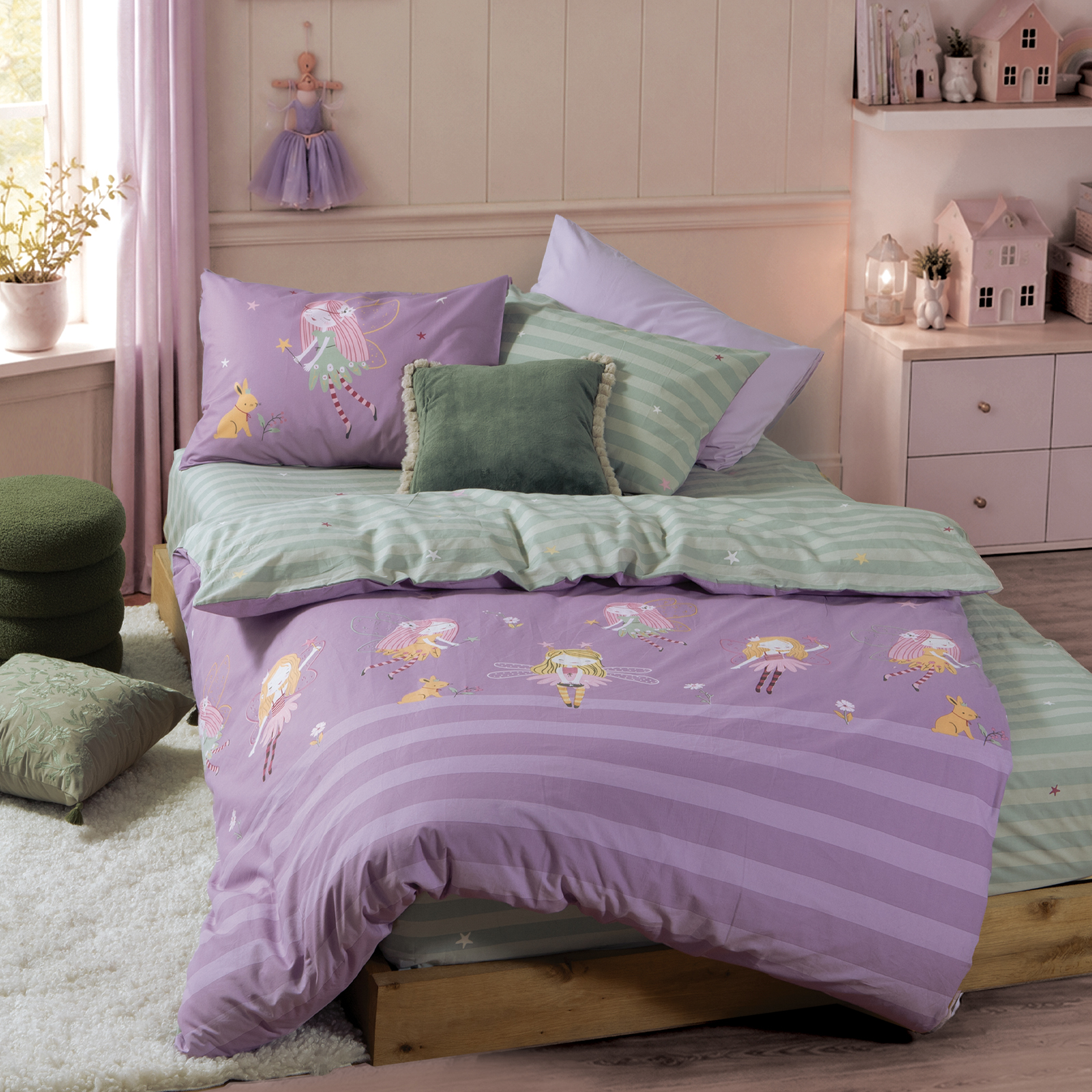 Παιδικά Σεντόνια Nef Nef Homeware (Σετ) Μονά Fairy Tale 170x260  