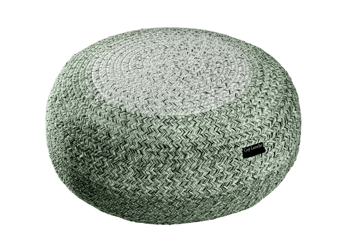 Πούφ Guy Laroche Shades Olive 65X65X30 Large Ottoman