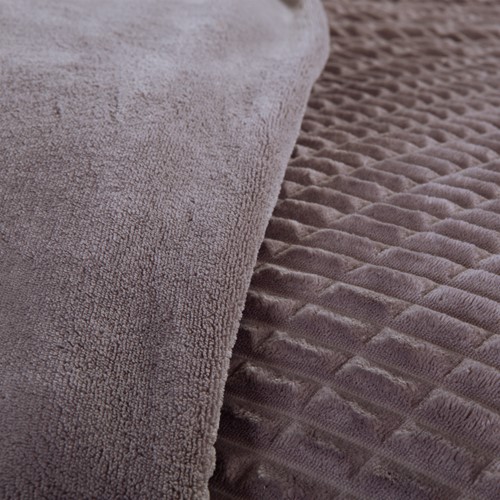 Υπέρδιπλο Κουβερτοπάπλωμα Nef-Nef Homeware Elaisa 220x240 D. Grey