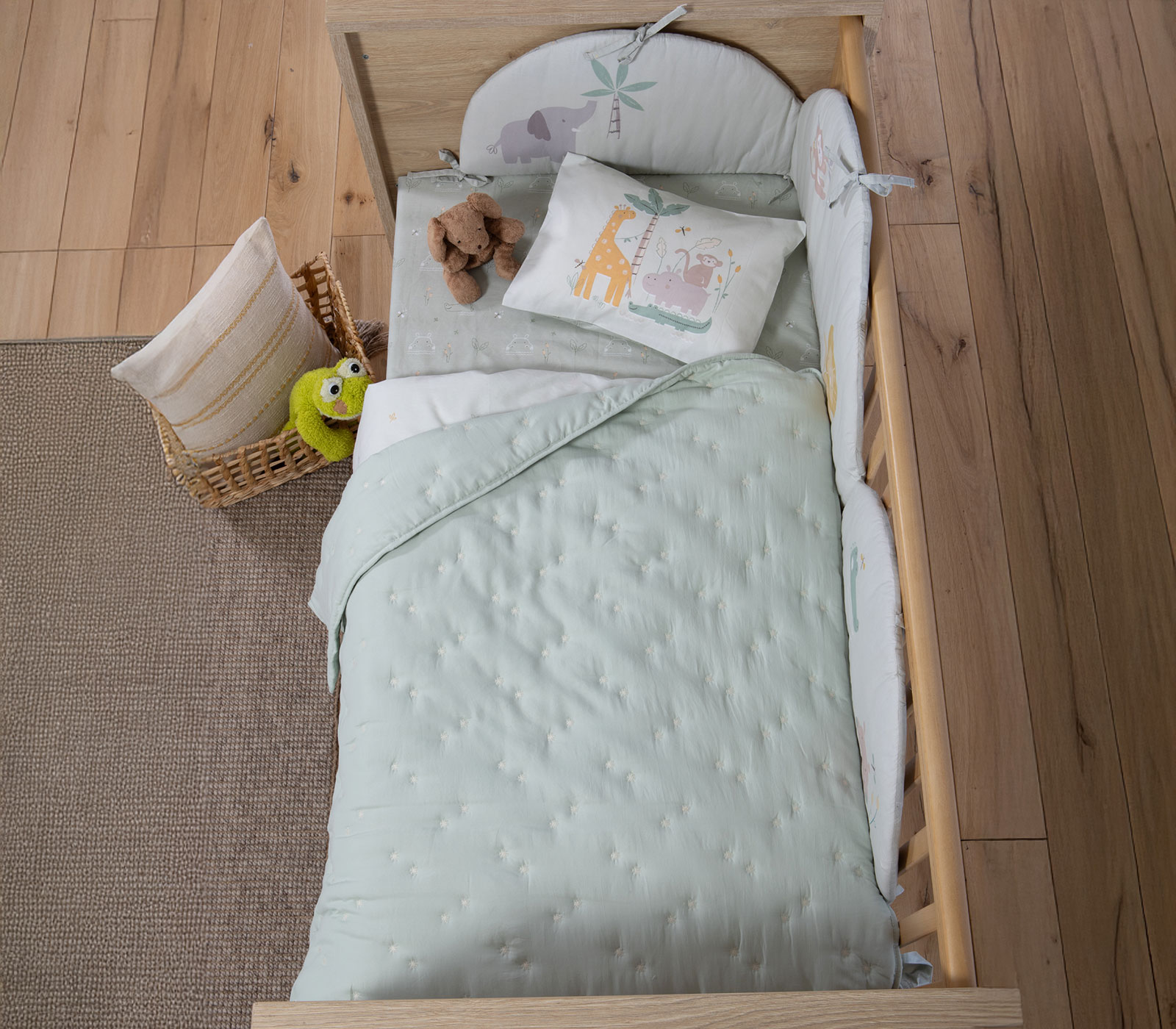 Βρεφικό Κουβερλί Nef-Nef Homeware Special Star 110x150 Mint 