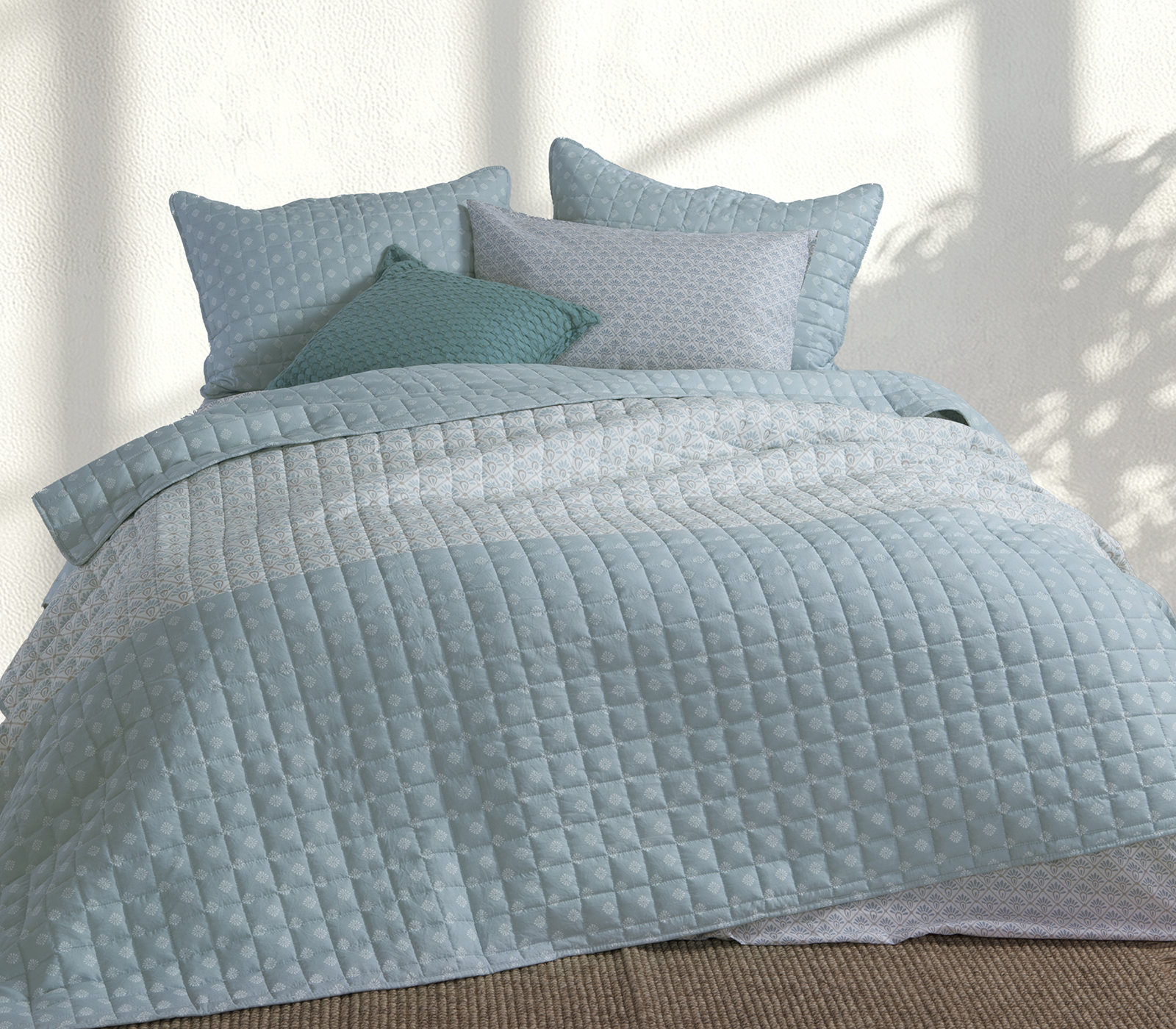 Κουβερλί Υπέρδιπλο  Nef-Nef Homeware Keyaln 230x240 Blue