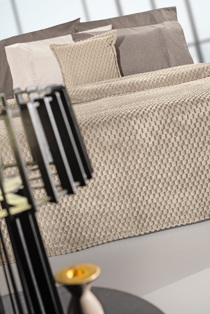 Κουβέρτα Μονή Guy Laroche Smoothie 160x220 Taupe