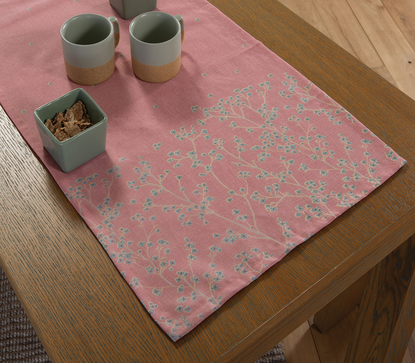 Τραπεζομάντηλα Nef-Nef Homeware Floriva 140X240 Coral