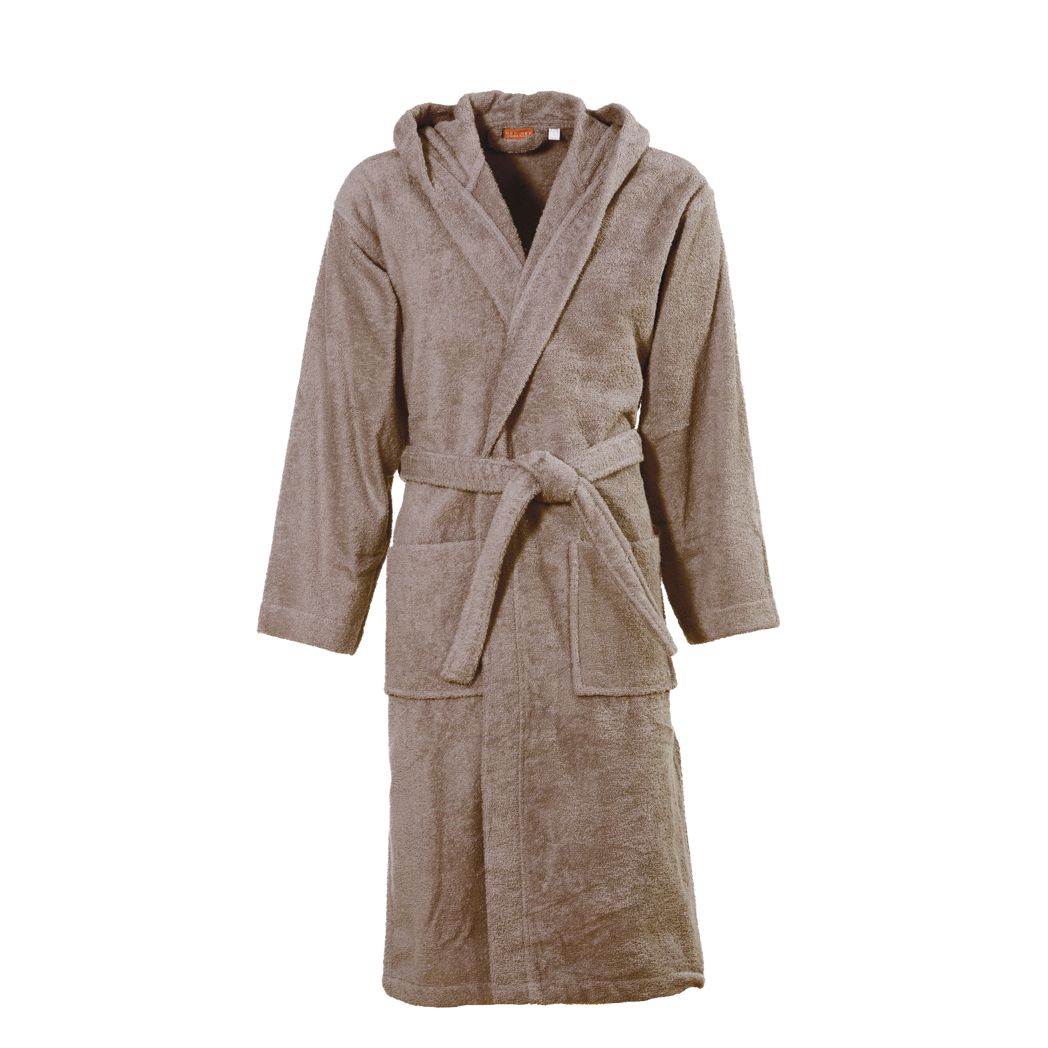 Μπουρνούζι Nef-Nef Homeware με Κουκούλα Comfort Mocca Medium