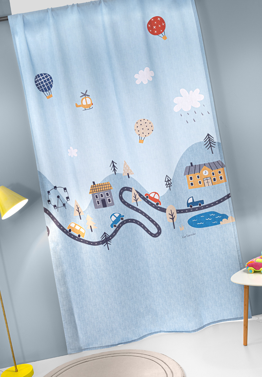 Κουρτίνα Guy Laroche Roadtrip Sky 150Χ270