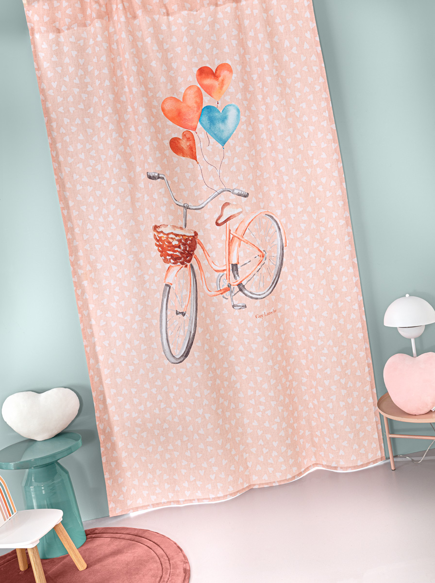 Κουρτίνα Guy Laroche Amore Salmon 150Χ270