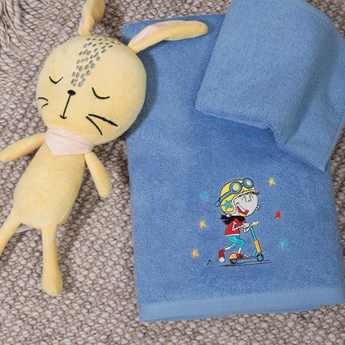 Παιδικές Πετσέτες Nef-Nef Homeware (Σετ) In The City Blue