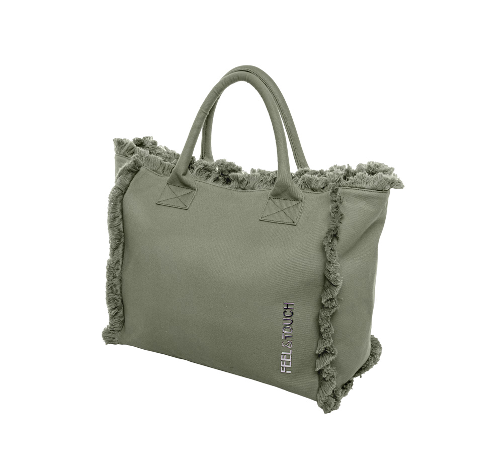 Τσάντα Ώμου Feel & Touch Caribbean Khaki