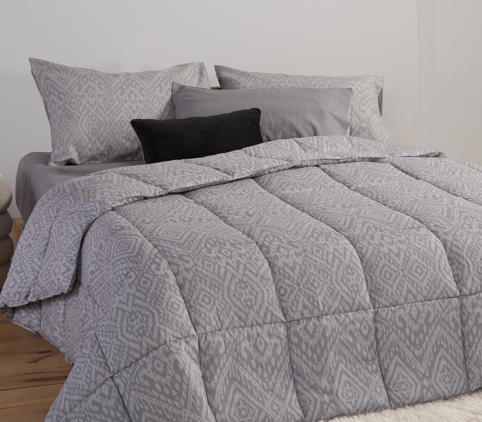 Πάπλωμα Υπέρδιπλο Nef-Nef Homeware Orion 240x220 Grey